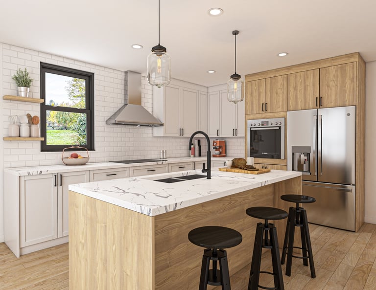 Beautifully designed modern kitchen